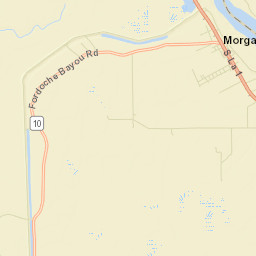 7400 Comeaux Lane, Morganza, LA Street Map