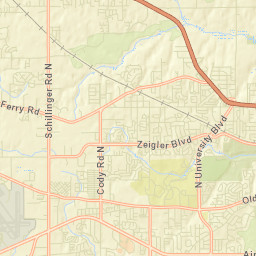 Overlook Estates Alabama Street Map