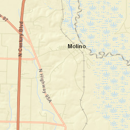 Molino Florida Street Map