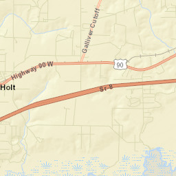 Holt Florida Street Map
