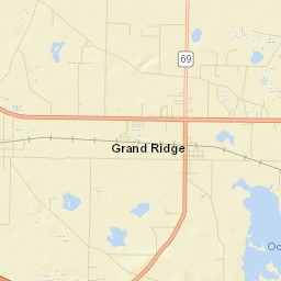 Grand Ridge Florida Street Map