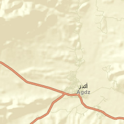 Agdz Street Map