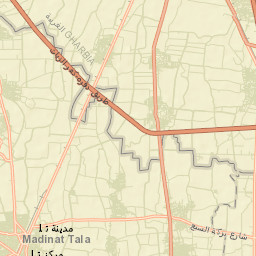 Talā Street Map