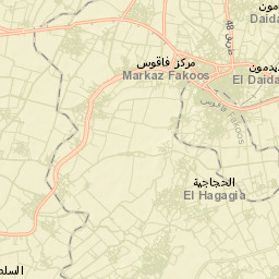 Faqous Street Map