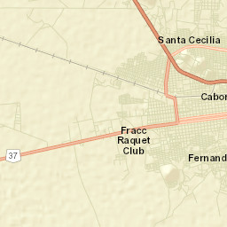 Heroica Caborca Street Map