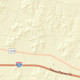 Crockett County Street Map