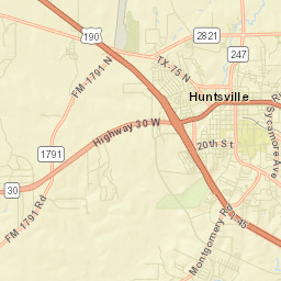 Walker County Street Map