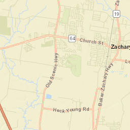 Zachary Street Map