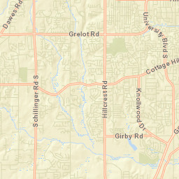 Canterbury Heights Alabama Street Map