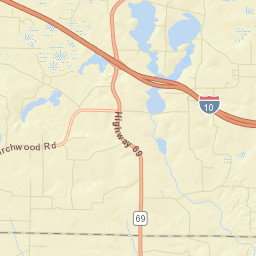 Shady Grove Florida Street Map