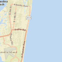 Fernandina Beach Florida Street Map