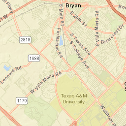 Bryan Street Map
