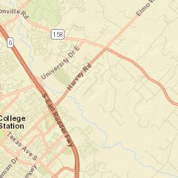 Brazos County Street Map