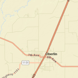 Oberlin Street Map