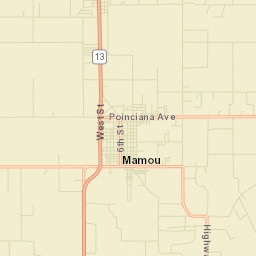 Mamou Street Map