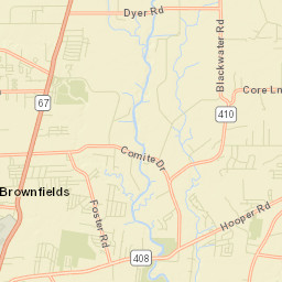 Brownsfield Street Map