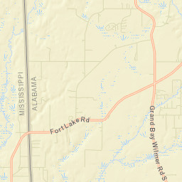 Dees Alabama Street Map
