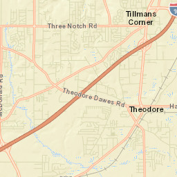 Meadow Lake Alabama Street Map