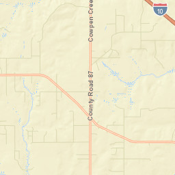 Elsanor Alabama Street Map