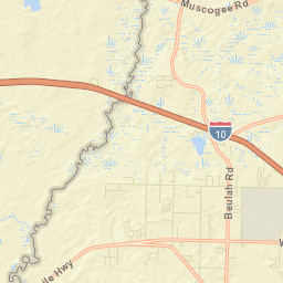 Beulah Florida Street Map