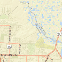 Satsuma Heights Florida Street Map