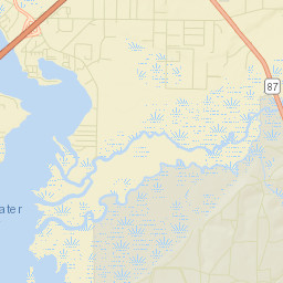 Ward Basin Florida Street Map