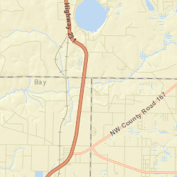 Compass Lake Florida Street Map