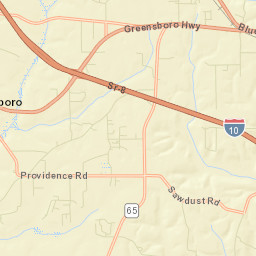 Sawdust Florida Street Map