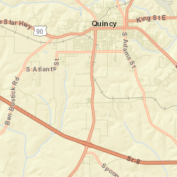 Quincy Florida Street Map
