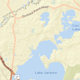 Lake Jackson Florida Street Map