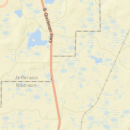 Dennet Florida Street Map