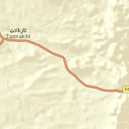Taznakht Street Map