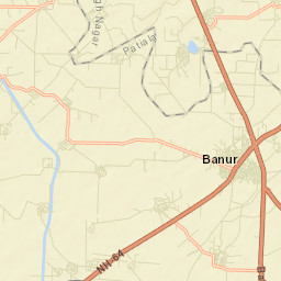 Banur Street Map