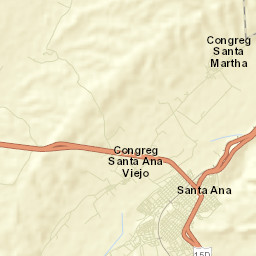 Santa Ana Street Map