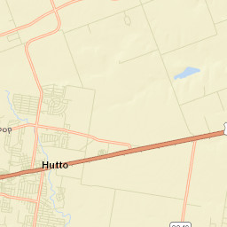 Hutto Street Map