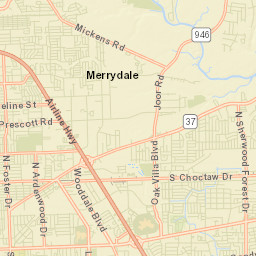 Baton Rouge, LA 70802, USA Street Map