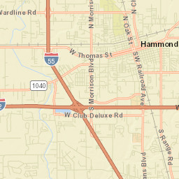 Interstate 12, Hammond, LA 70403, USA Street Map
