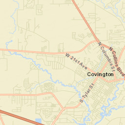 Covington Street Map