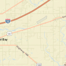 Fernland Alabama Street Map