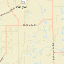 Dixon Corner Alabama Street Map