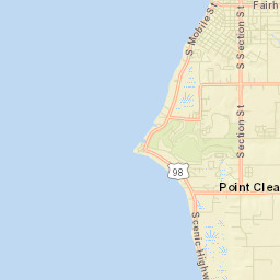 Point Clear Alabama Street Map