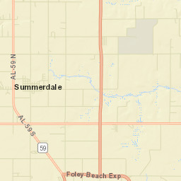 302 Hoffman Road, Summerdale, AL Street Map