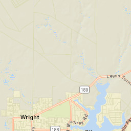 Wright Florida Street Map
