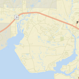 Portland Florida Street Map