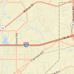 Wadesboro Florida Street Map