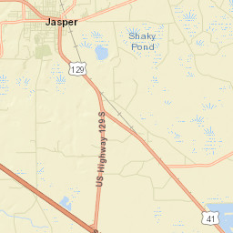 Jasper Florida Street Map