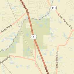 Ratliff Florida Street Map