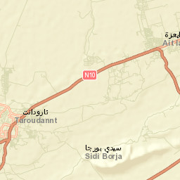 Taroudant Street Map