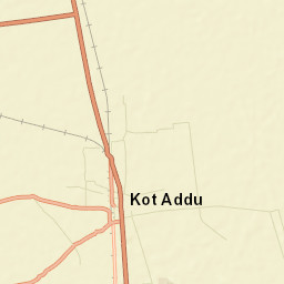 Kot Addu Tehsil Street Map