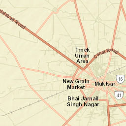 Sri Muktsar Sahib Street Map